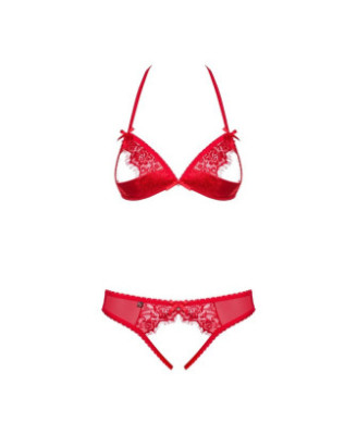 870-SEC-3 Ensemble ouvert 2 pcs - Rouge